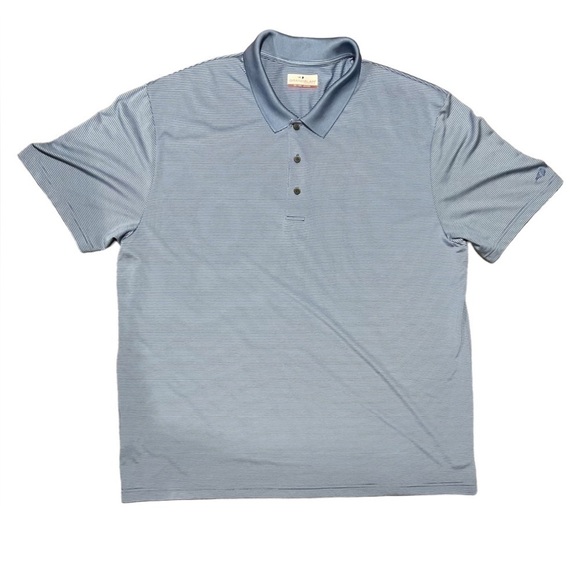 Men’s Grand Slam Regatta Blue Stripe Performance Polo XXL Excellent Condition - Picture 2 of 15